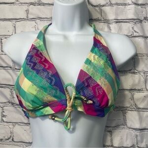 OP Plaid Bikini Top